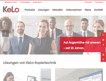 Tablet Screenshot of kelo-kopiertechnik.de